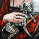 Dame mit Robodog I 2026 I